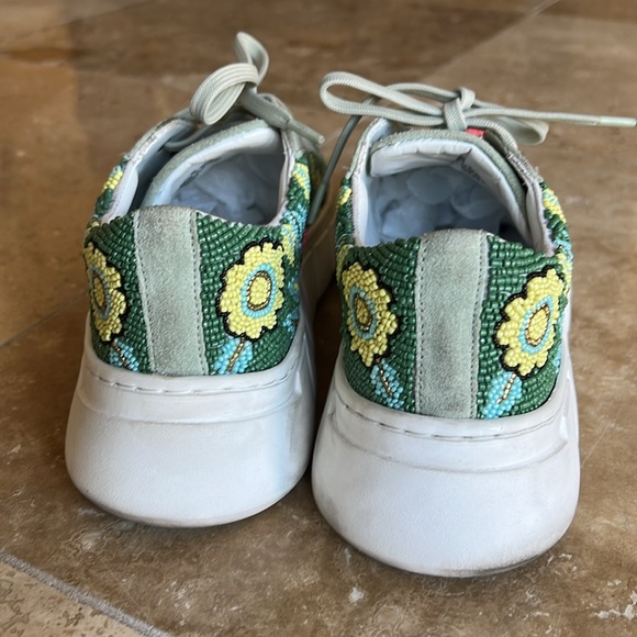 Free People Floral Beaded Platform Sneakers - Picture 7 of 12